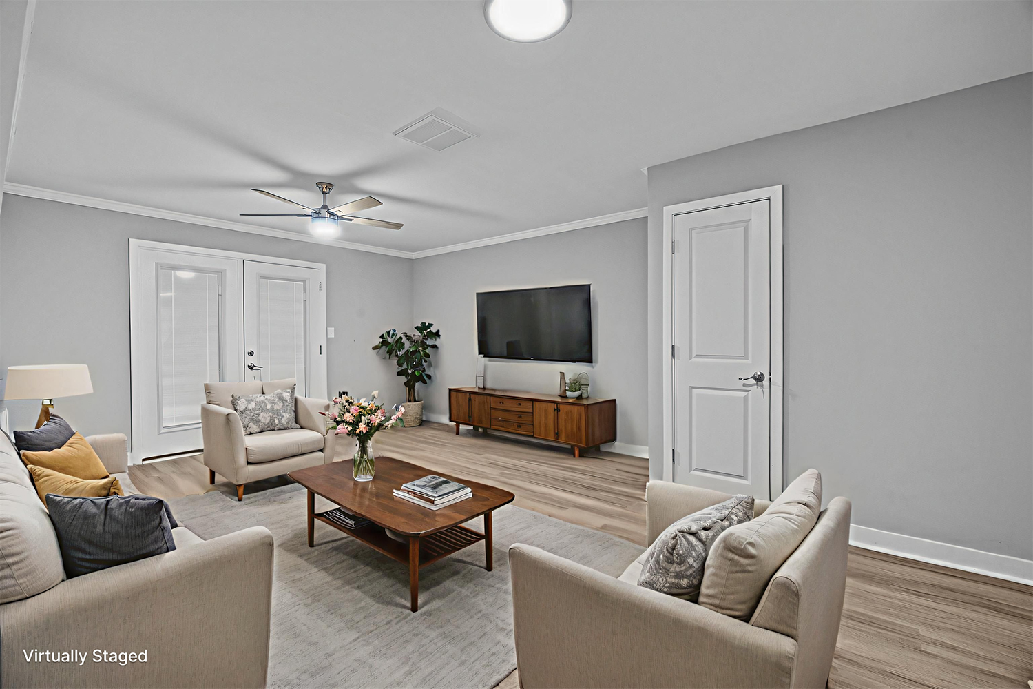 Lynnhaven Landing living room (staged)