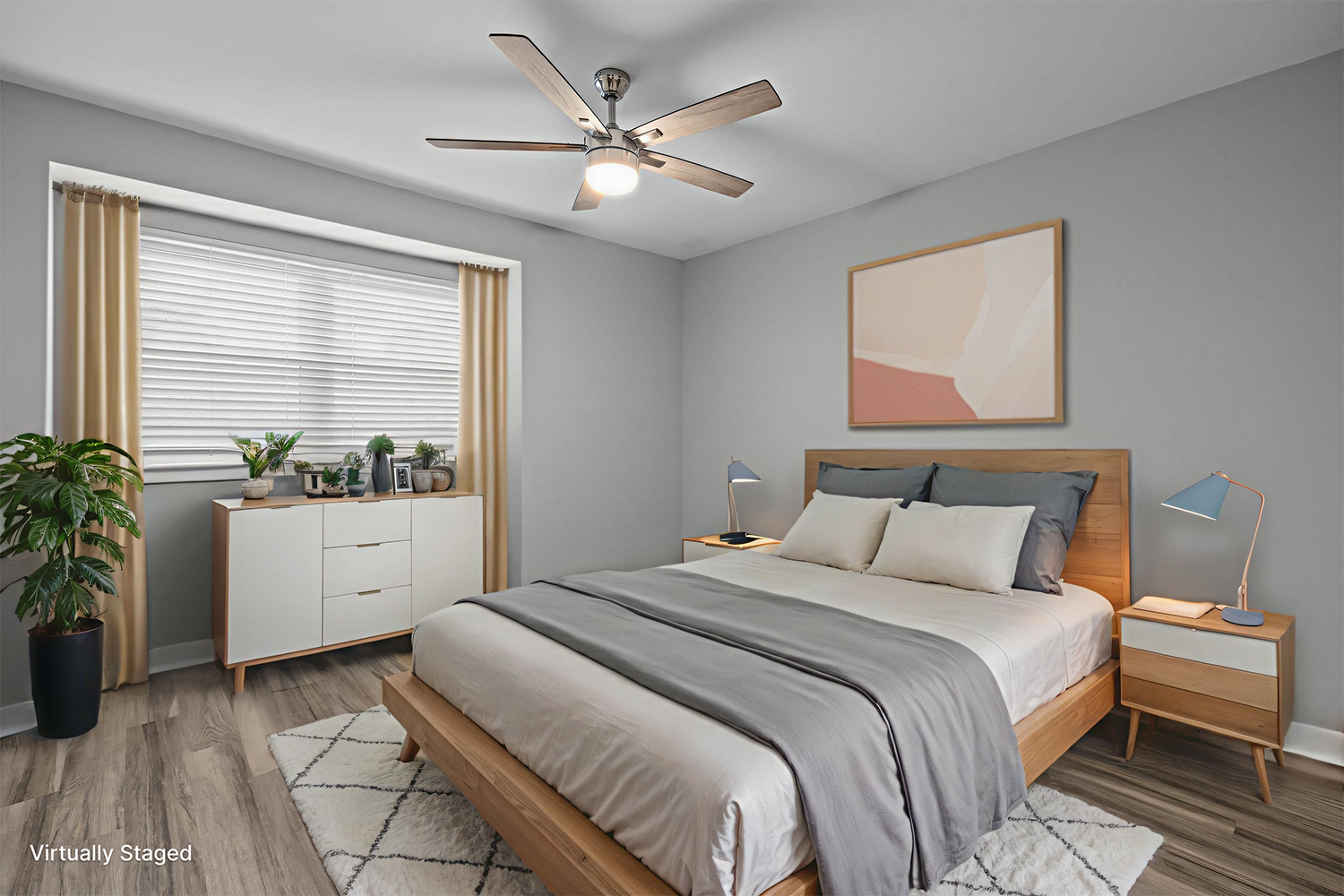 Lynnhaven Landing bedroom (staged)