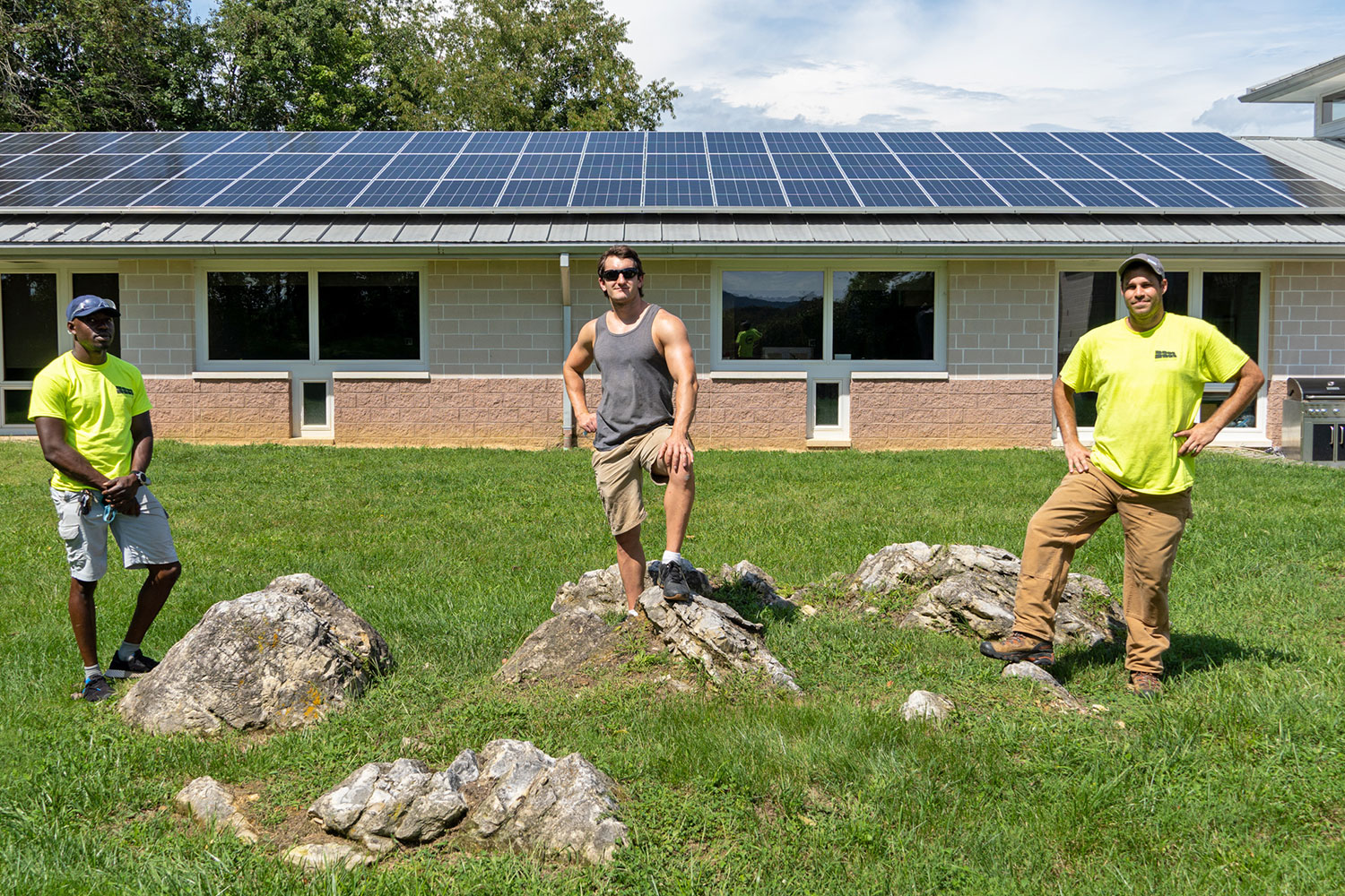 Baseline Solar with completed solar panels