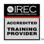 IREC accredited training provider certification logo