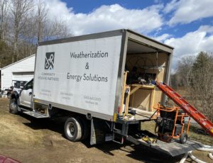 CHP Weatherization and Energy Solutions work truck