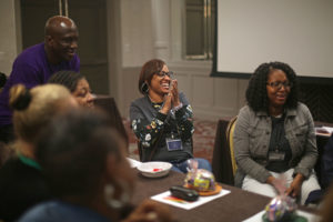 Property Management staff at a conference
