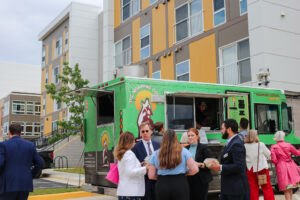 Food truck at the North Hill ribbon cutting