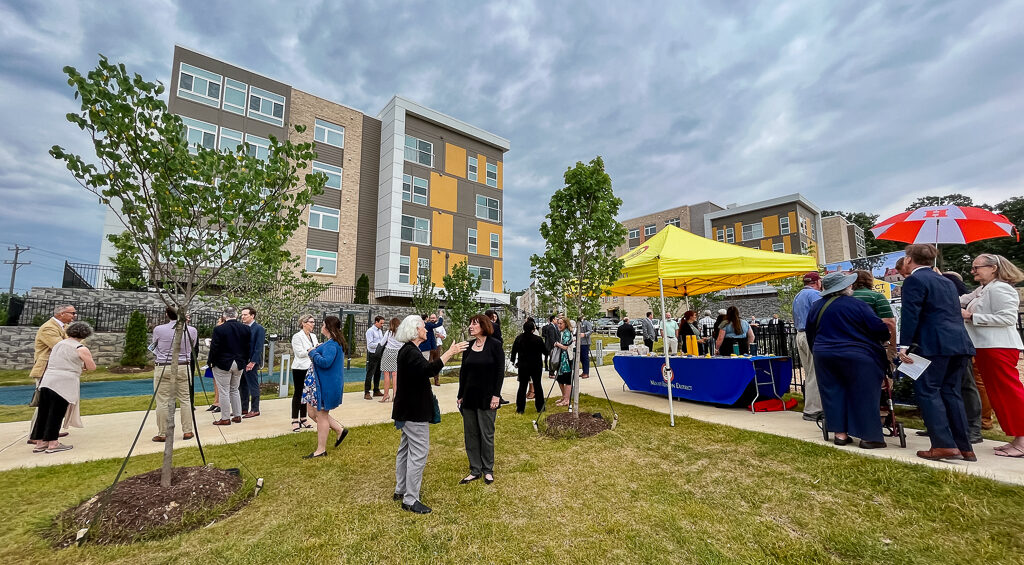 Residences at North Hill ribbon cutting