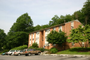 Exterior of a building at Dolly Ann Apartments