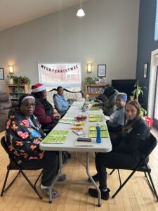 Residents at a Warm Wishes gathering