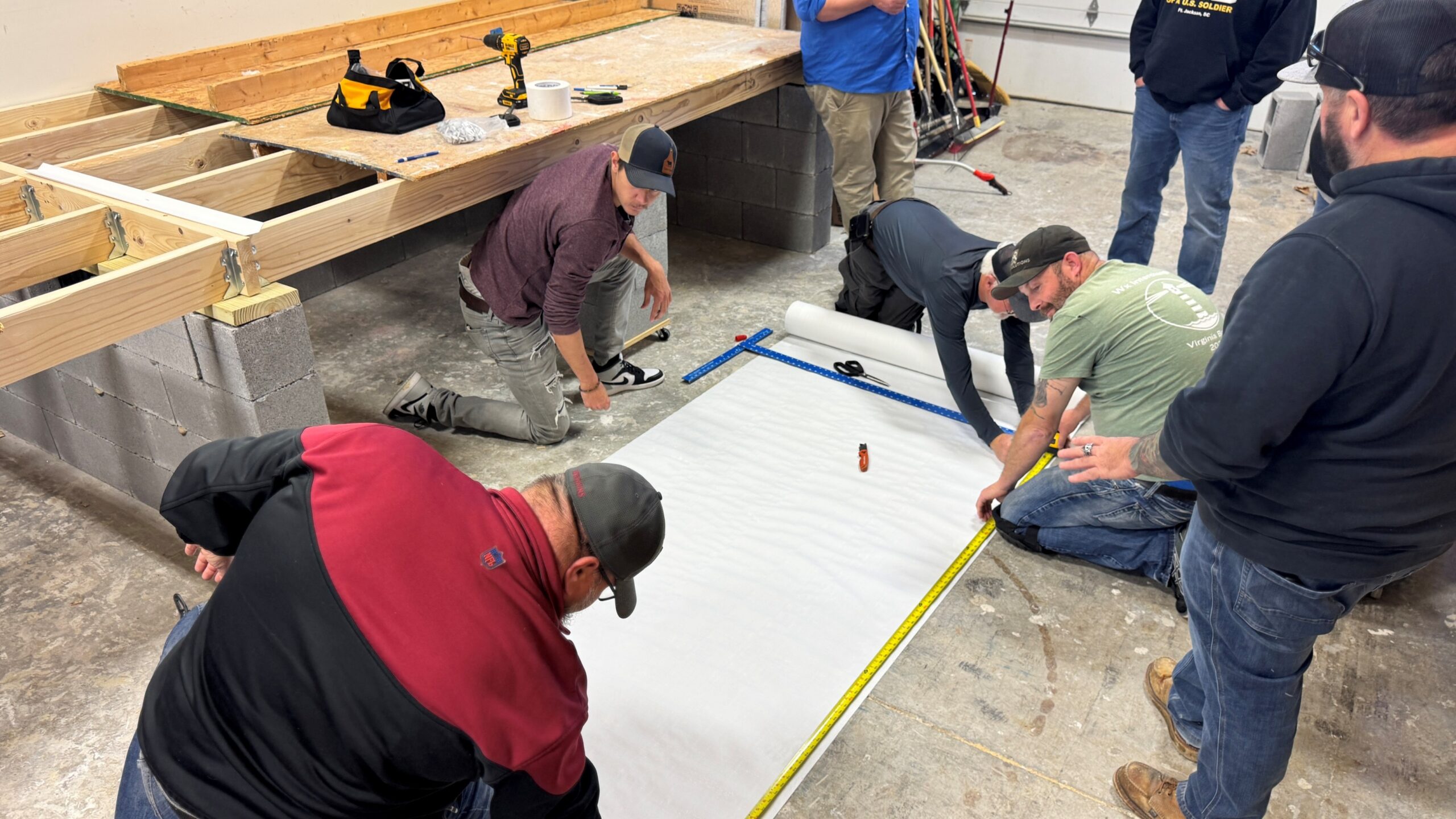 Participants in the Understanding Crawlspace Environments course