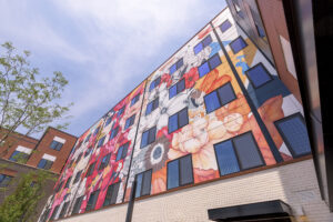 Exterior Photo of Witter Place Apts Wall Mural