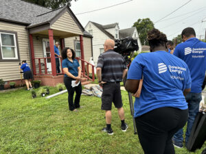 Volunteers at the Norfolk event