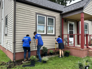 Volunteers at the Norfolk event
